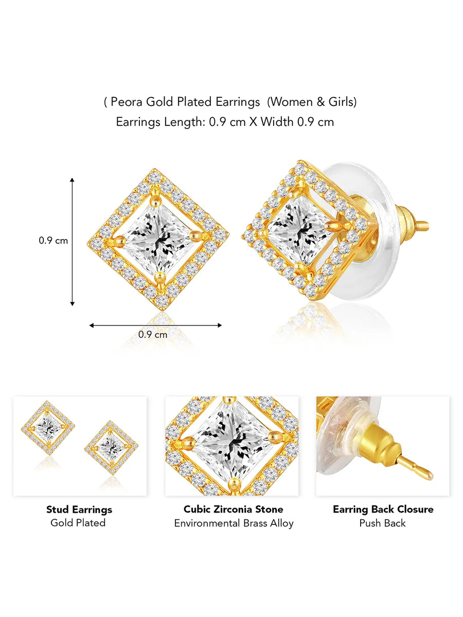 Stud Earrings – Timeless & Elegant Designs | Peora