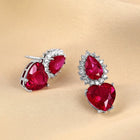 Gleaming CZ & Crystal Studded Earrings