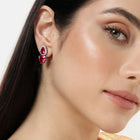 Gleaming CZ & Crystal Studded Earrings