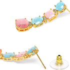 Shimmering Crystal Drop Earrings