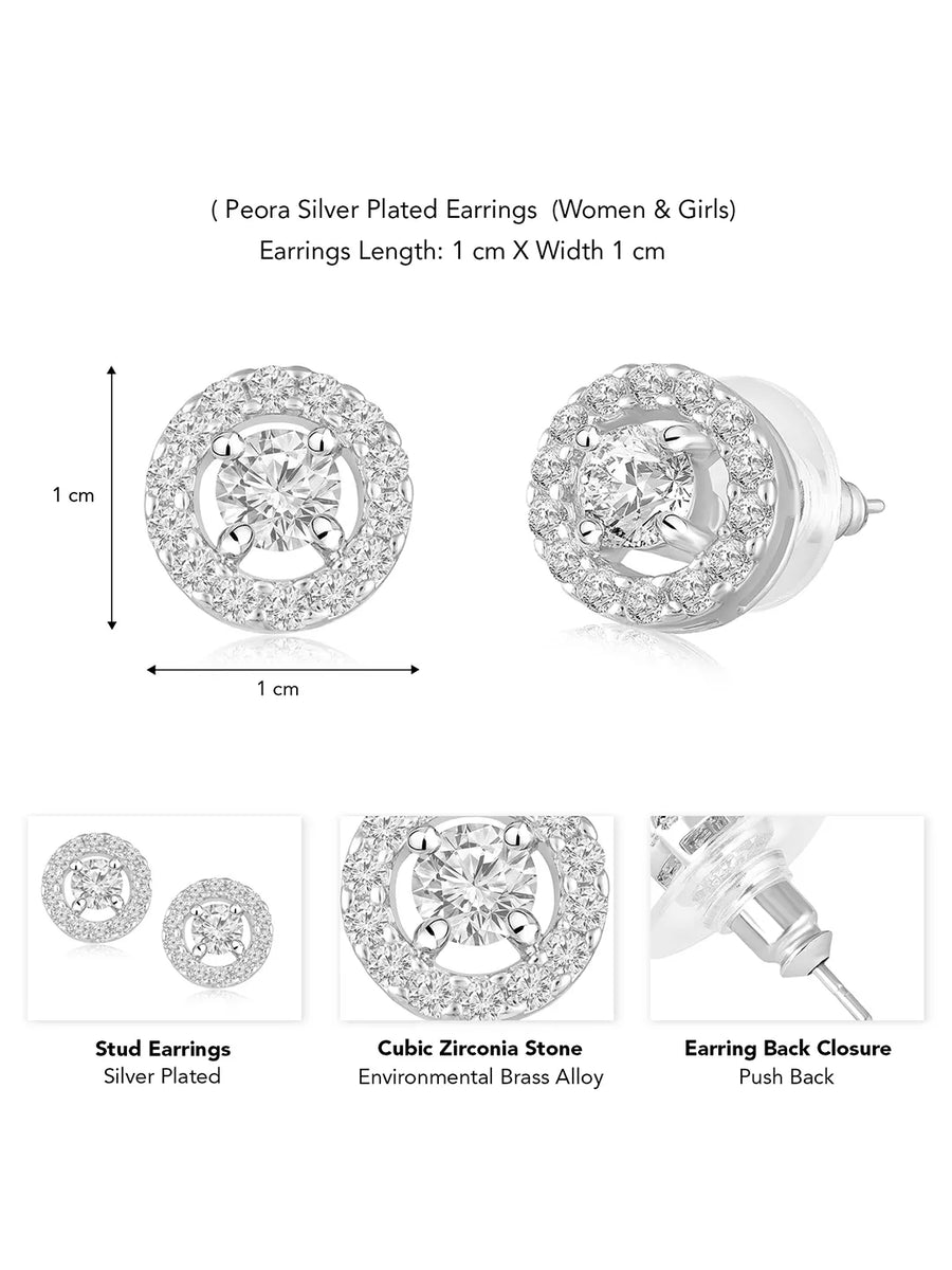Stud Earrings – Classic & Elegant Styles | Peora

 