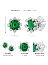 Chic and Versatile CZ Stud Earrings