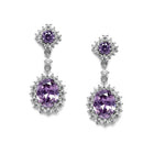 Gleaming Crystal Drop Earrings