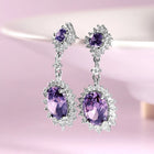 Gleaming Crystal Drop Earrings