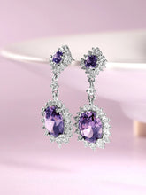 Gleaming Crystal Drop Earrings