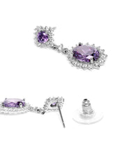 Gleaming Crystal Drop Earrings