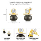 Embellished Earrings – Glamorous & Eye-Catching | Peora