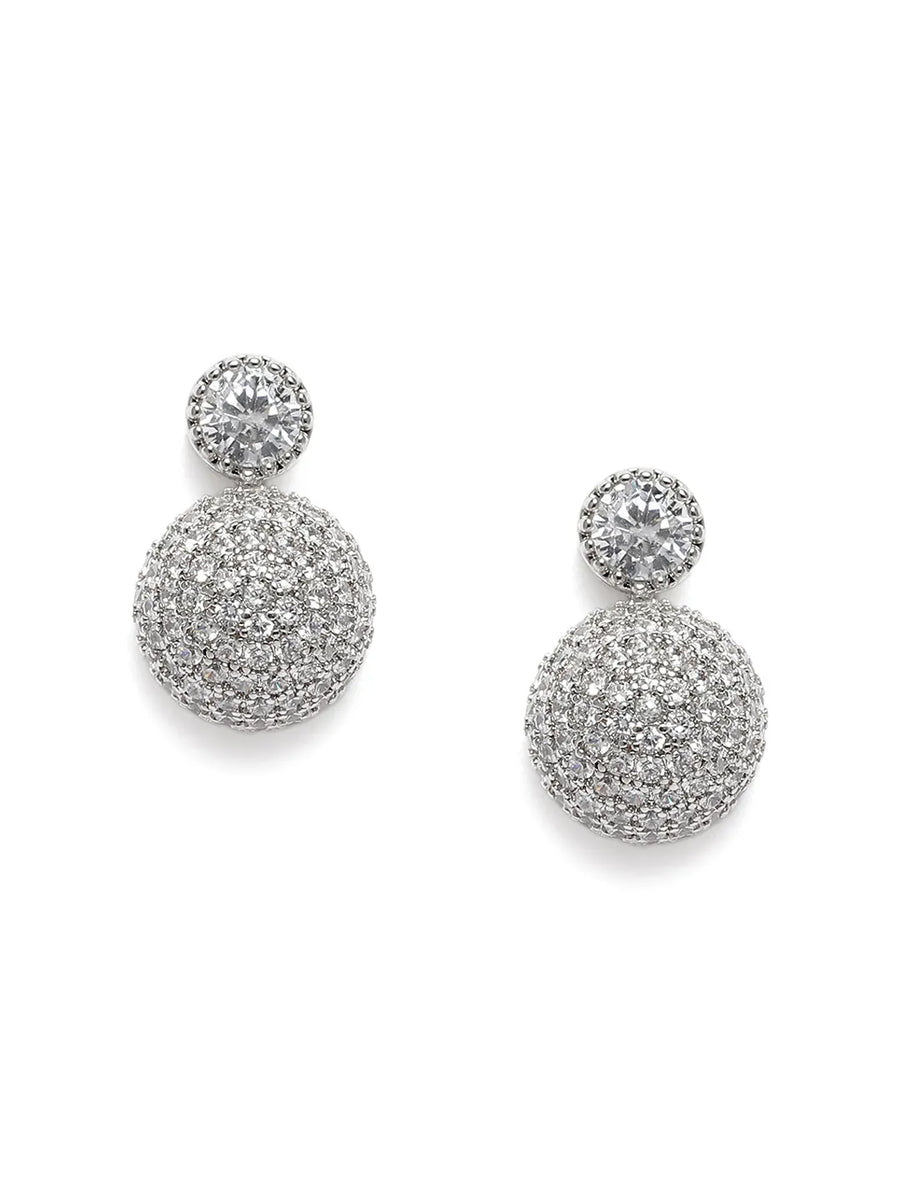 Elegant Disco Ball Shape Earrings