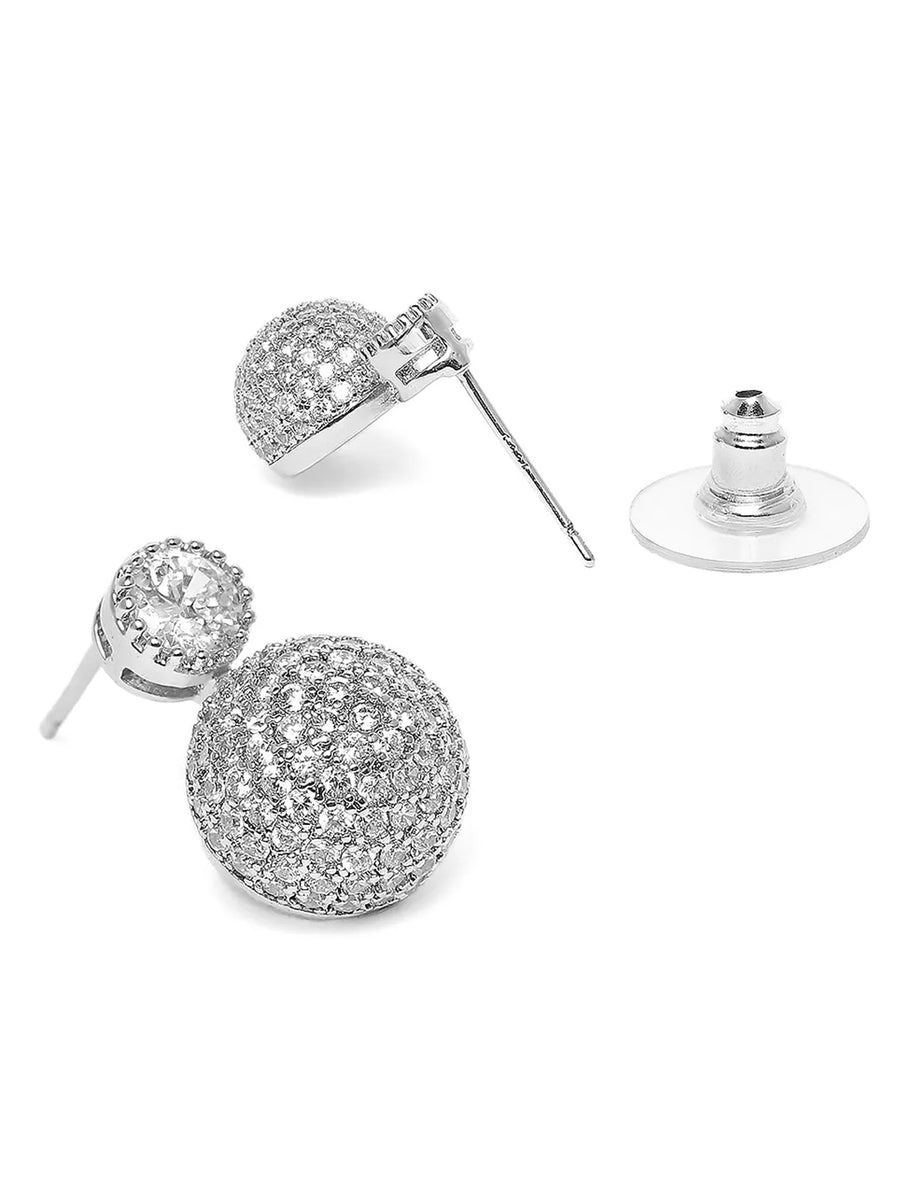 Elegant Disco Ball Shape Earrings