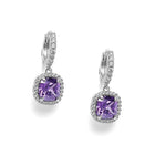 Stylish CZ Crystal Drop Earrings