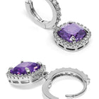 Stylish CZ Crystal Drop Earrings