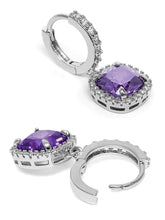 Stylish CZ Crystal Drop Earrings