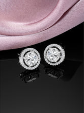 Harmony in CZ Rose Gold Studs