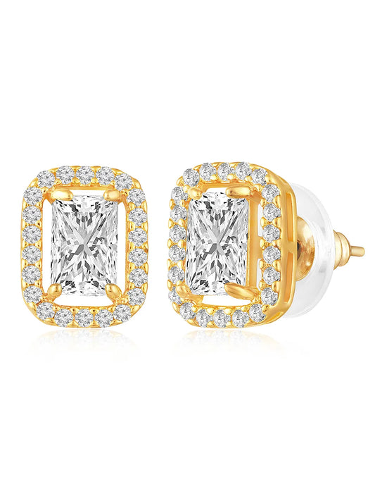 CZ Jhumka Drops | Sparkling & Stylish Ethnic Wear – Peora

