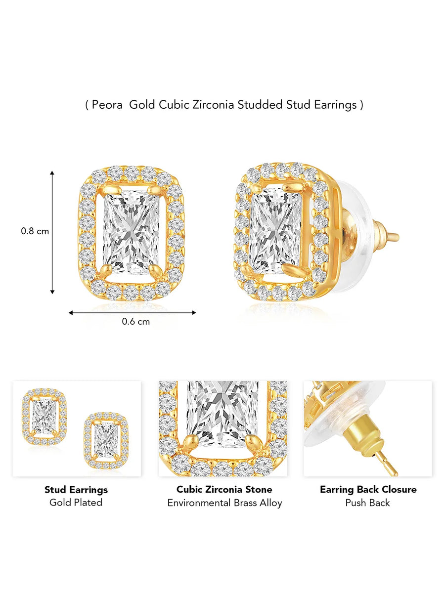 Studs Earrings – Classic & Stylish Collection | Peora
