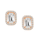Minimal Sparkle CZ Stud Earrings