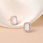 Minimal Sparkle CZ Stud Earrings