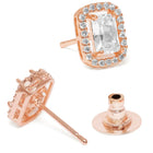 Minimal Sparkle CZ Stud Earrings