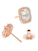 Minimal Sparkle CZ Stud Earrings