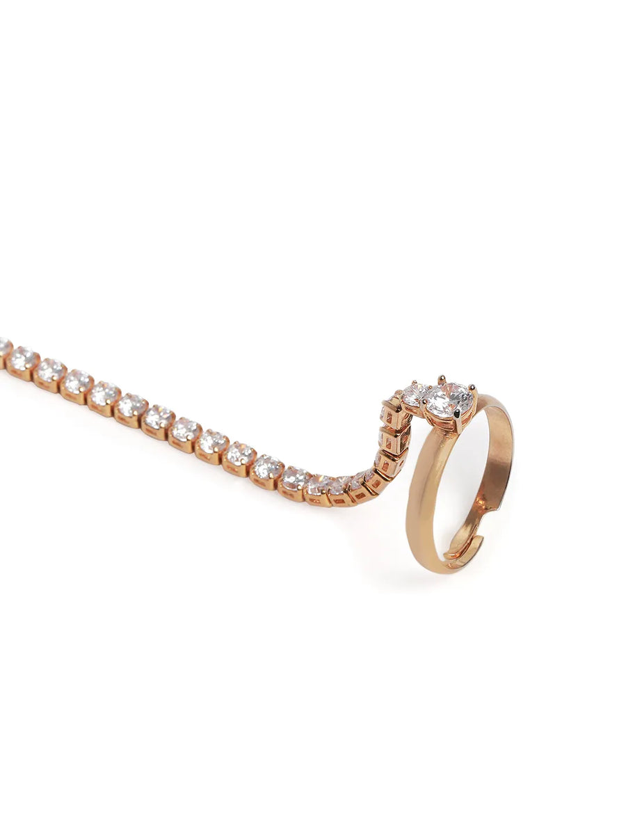 Royal Radiance Crystal Haathphool