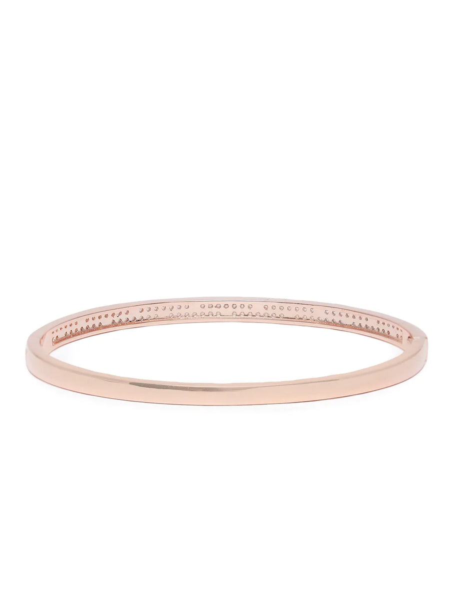 Whisper Curve Zirconia Wrap Kada Bracelet