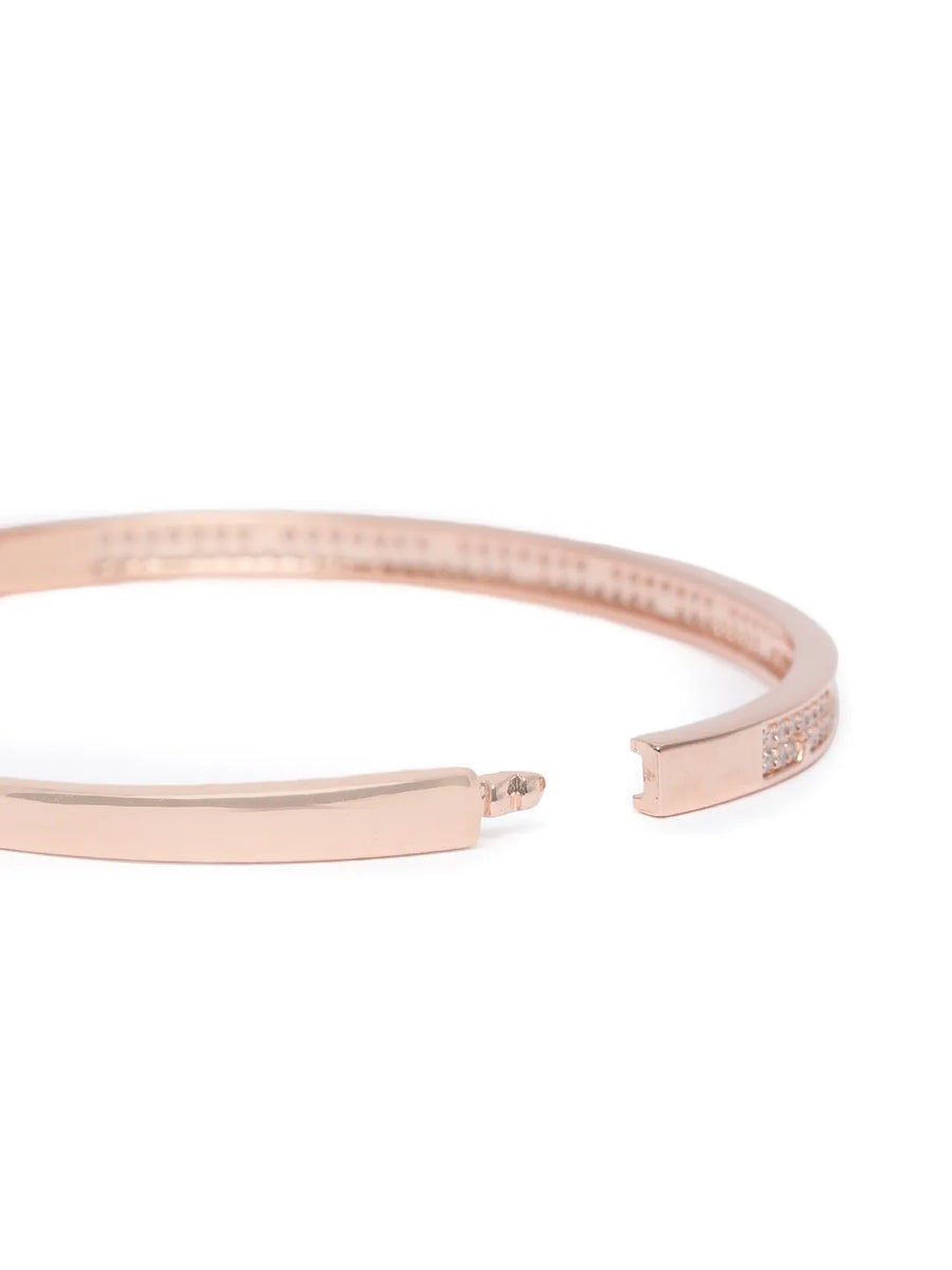 Whisper Curve Zirconia Wrap Kada Bracelet