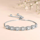 Glam CZ Studded Adjustable Bracelet