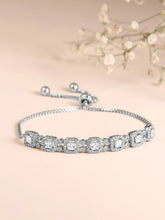 Glam CZ Studded Adjustable Bracelet