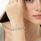 Glam CZ Studded Adjustable Bracelet