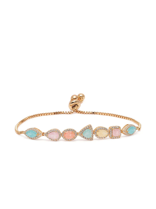 Glamorous CZ Adjustable Bracelet