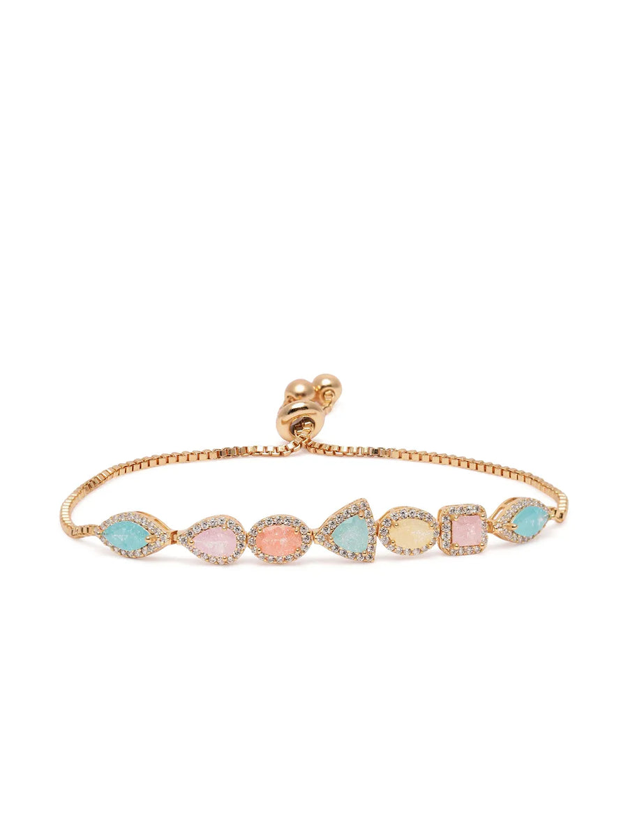 Glamorous CZ Adjustable Bracelet