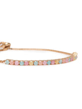 Adjustable Sparkle Charm Bracelet