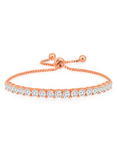 Radiant Charm Rose Gold CZ Bracelet