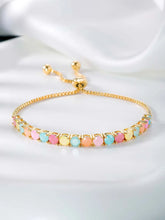 Glamorous Radiant Charm CZ Bracelet - Gold - Multicolor