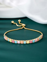 Radiant Charm Rose Gold CZ Bracelet