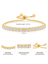 Glamorous Radiant Charm CZ Bracelet