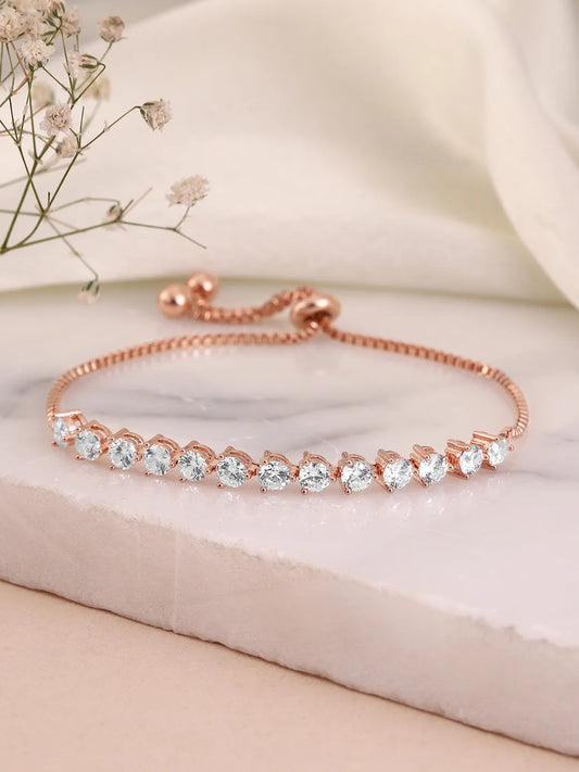 Stylish Radiant Crystal  Bracelet