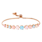 Round Crystal Accented Bracelet