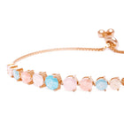 Round Crystal Accented Bracelet