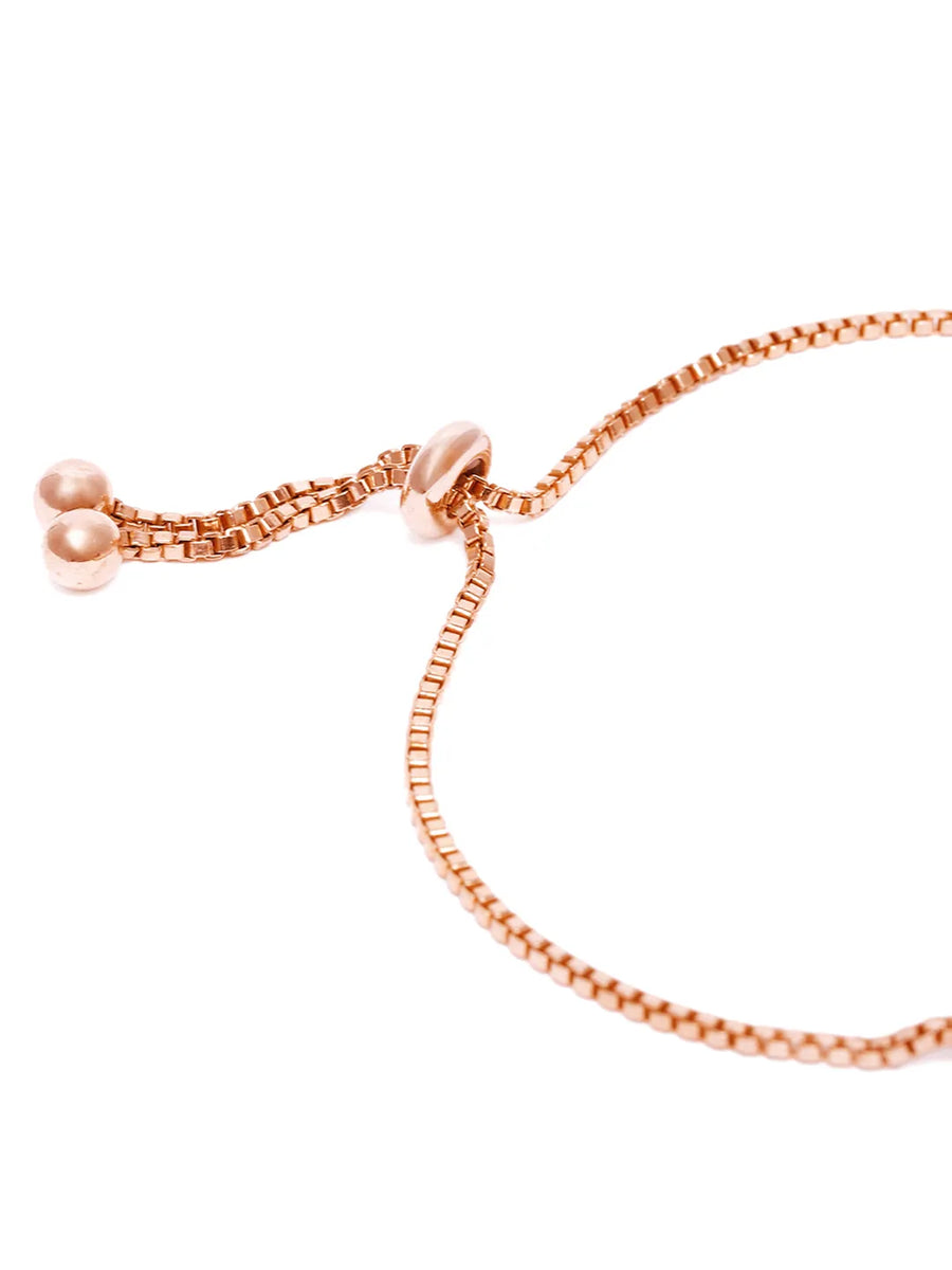 Round Crystal Accented Bracelet