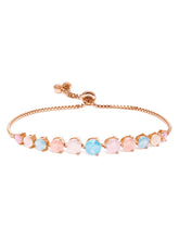 Round Crystal Accented Bracelet