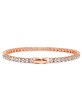 Sparkling CZ Studded Tennis Bracelet