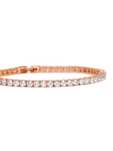 Sparkling CZ Studded Tennis Bracelet