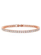 Sparkling CZ Studded Tennis Bracelet