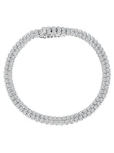 Gleaming Twin Row CZ Tennis Bracelet