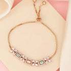 Floral Grace Crystal & Zirconia Bracelet