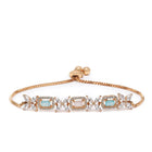 Floral Grace Crystal & Zirconia Bracelet