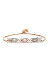 Floral Grace Crystal & Zirconia Bracelet
