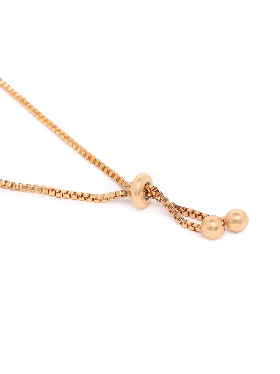 Glam Rectangle CZ Chain Bracelet