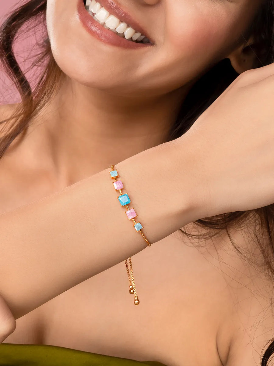 Modern Muse Square Crystal Bracelet